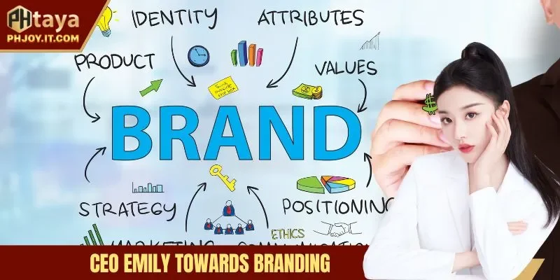 CEO Emily towards branding